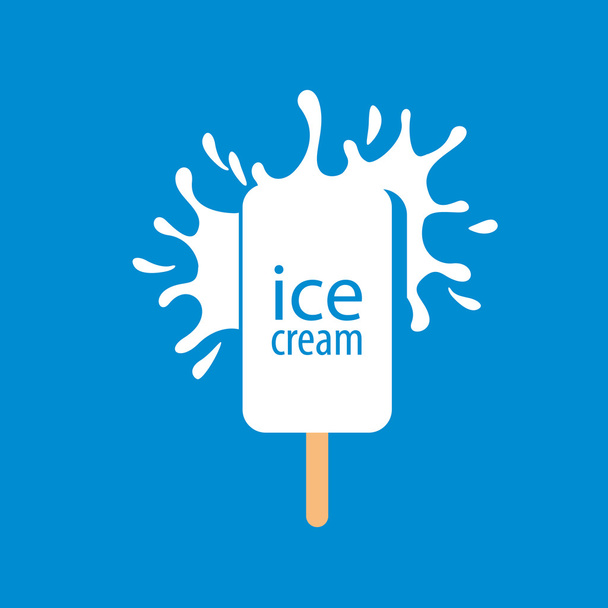 логотип мороженого - Вектор,изображение