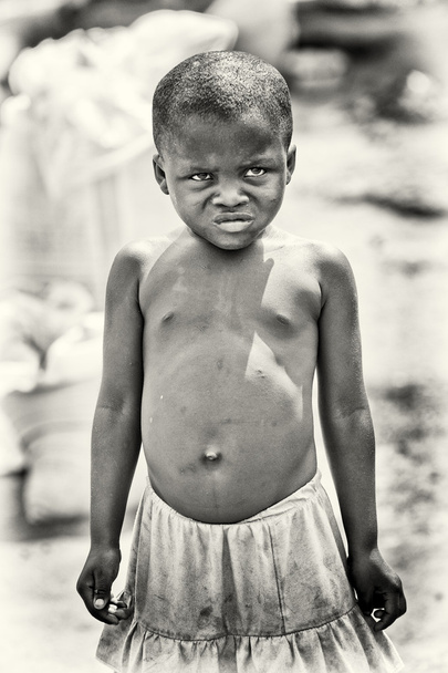 Little Benin baby girl - Φωτογραφία, εικόνα