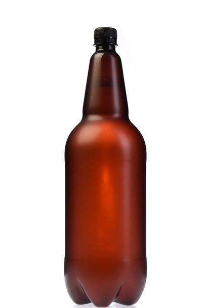 Beer bottle clean without drops original brown unique big plastic 2 liters galon - Foto, Imagem