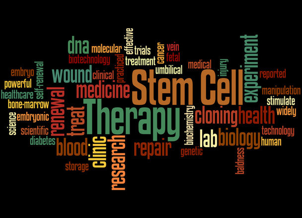 Terapia con células madre, concepto de nube de palabras 2
 - Foto, imagen