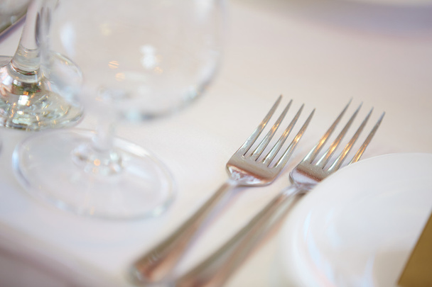 Decorated feast table in restaurant - Fotografie, Obrázek