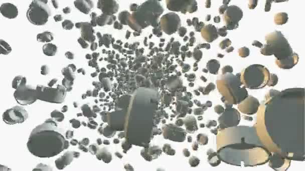 Repülő hamutartók fehér - Felvétel, videó