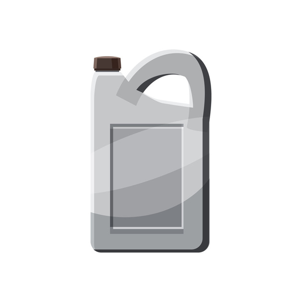 Plastic canister icon in cartoon style - Vecteur, image