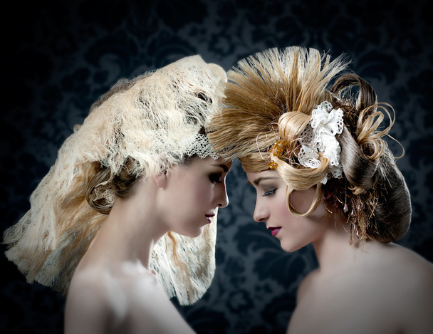 Hairdressing and makeup fashion woman - 写真・画像
