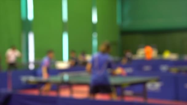 tennis de table pratiquant
 - Séquence, vidéo
