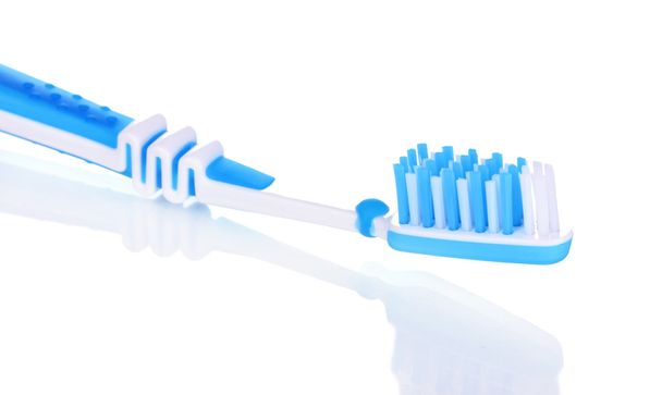 Diş fırçası beyaza izole edilmiş - Fotoğraf, Görsel