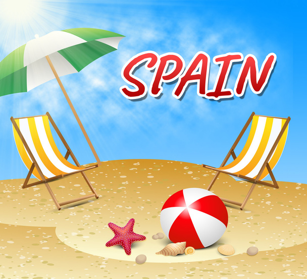 Іспанія канікули представляє гарячим сонцем і Приморський - Фото, зображення