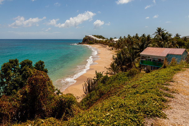 Hermoso paisaje de playa tropical soleada caribeña paisaje marino Carl
 - Foto, imagen
