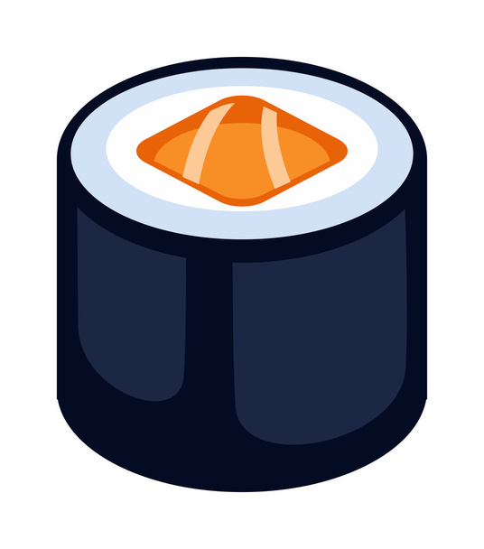 Sushi food vector isolated - Vecteur, image