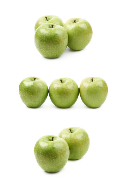 Green granny Smith apple isolated - Foto, afbeelding