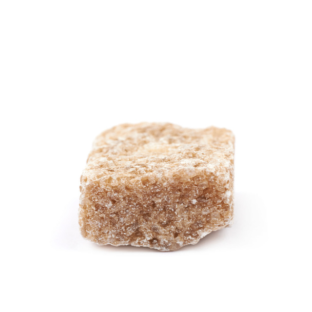 Single sugar cube isolated - Фото, изображение