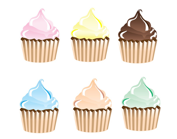 Cupcakes - Vector, Image
