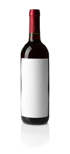 Bottle of wine isolated - Fotoğraf, Görsel