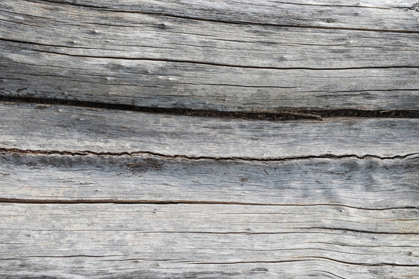 Close up natural old wood texture background with cracks - Photo, Image