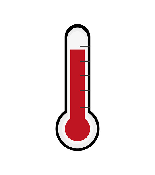thermometer hot medical care icon.  Vector graphic - Vettoriali, immagini