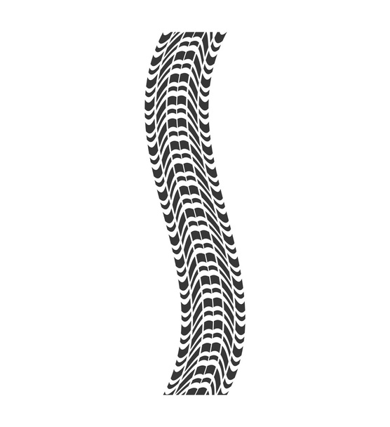 印字ホイール タイヤ型の黒いアイコン。ベクター グラフィック - ベクター画像