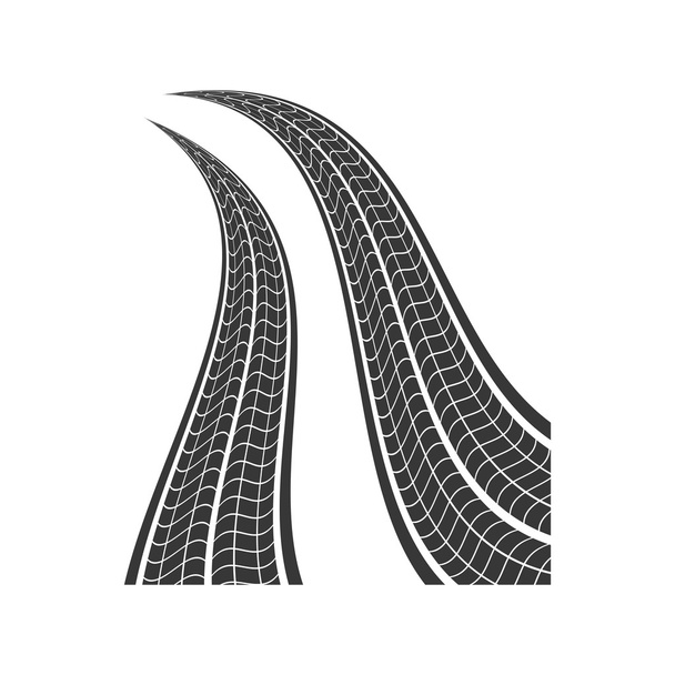 印字ホイール タイヤ型の黒いアイコン。ベクター グラフィック - ベクター画像
