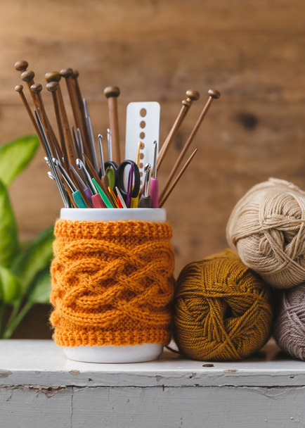 Knitting Needles Storage - Фото, изображение