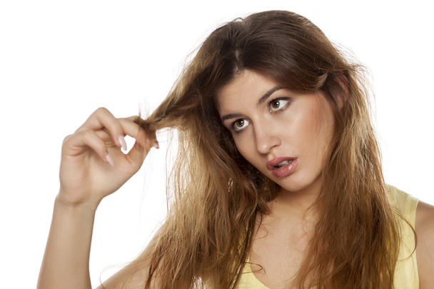 body care - damaged hair - Foto, immagini