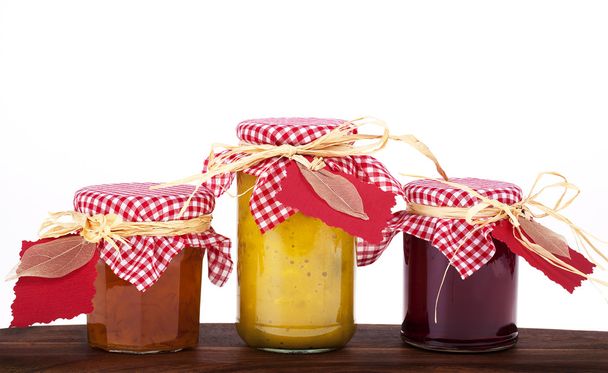 Marmelade, Gelee und Essiggurke - Foto, Bild