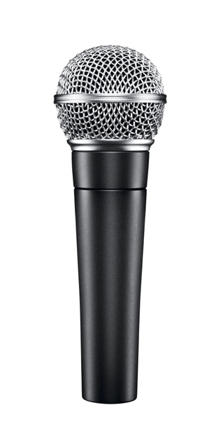 Mikrofon izolált fehér alapon - Fotó, kép