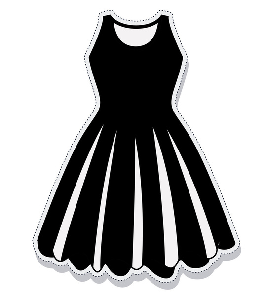 изолированная икона женского манекена
 - Вектор,изображение