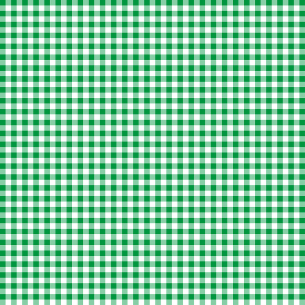 Groene tafelkleden patronen op de achtergrond - Vector, afbeelding