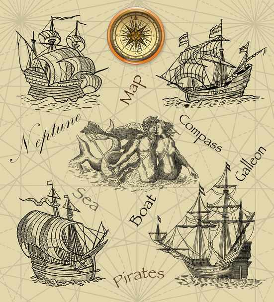 Pirate map - Valokuva, kuva