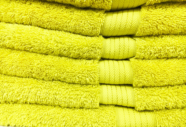 Toallas amarillas textura
 - Foto, Imagen