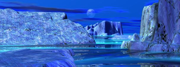 Icebergues - Foto, Imagem