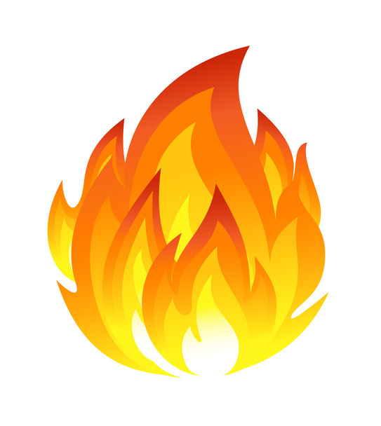 symbool van vuur - Vector, afbeelding