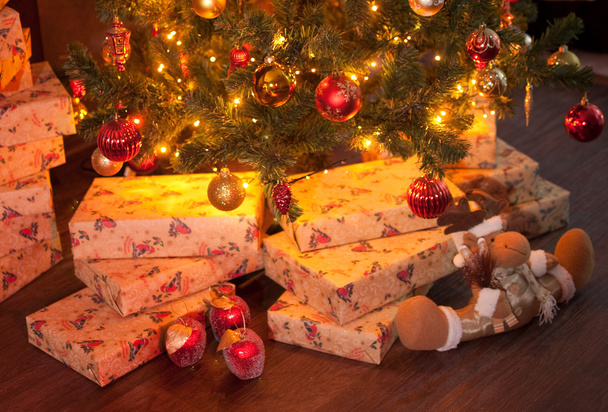 Christmas bright gifts - Фото, изображение