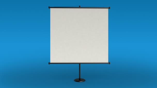 Deska s bílým prezentace. tabule (zahrnuty alfa) - Záběry, video
