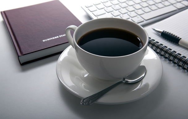 сніданок кави на робочому місці
 - Фото, зображення
