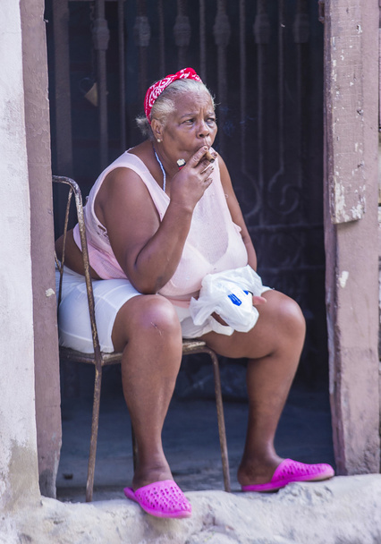 Portrait of a Cuban woman - Photo, image