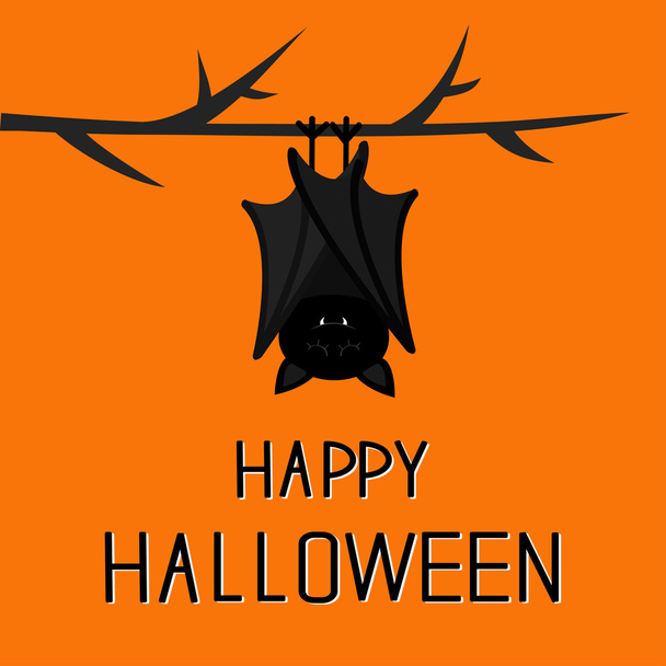 Feliz tarjeta de Halloween - Vector, imagen