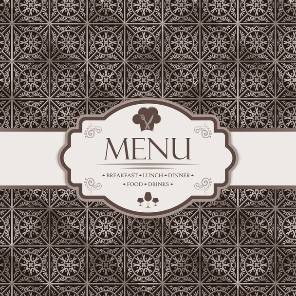 Шаблон меню для ресторанов, баров, пабов и напитков
 - Вектор,изображение
