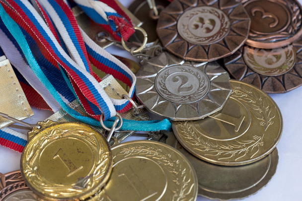 Old sports medals - Zdjęcie, obraz