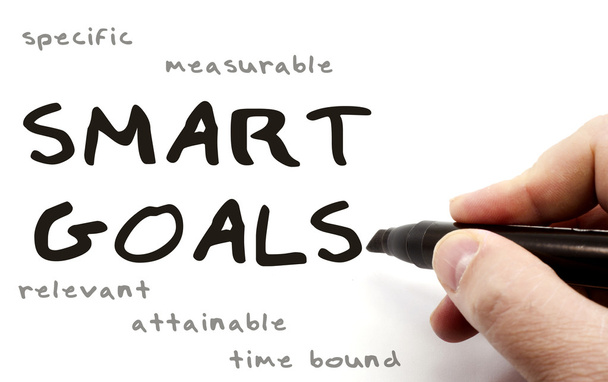 Smart Goals hand written - Photo, Image
