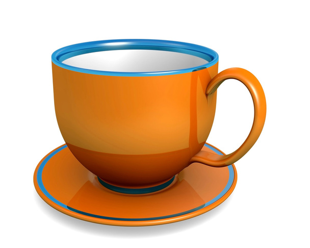 Cup - orange - Foto, afbeelding