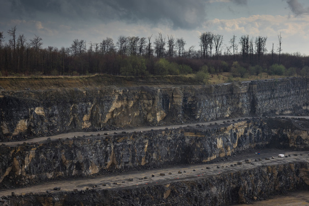 The landscape in a quarry career - Fotoğraf, Görsel