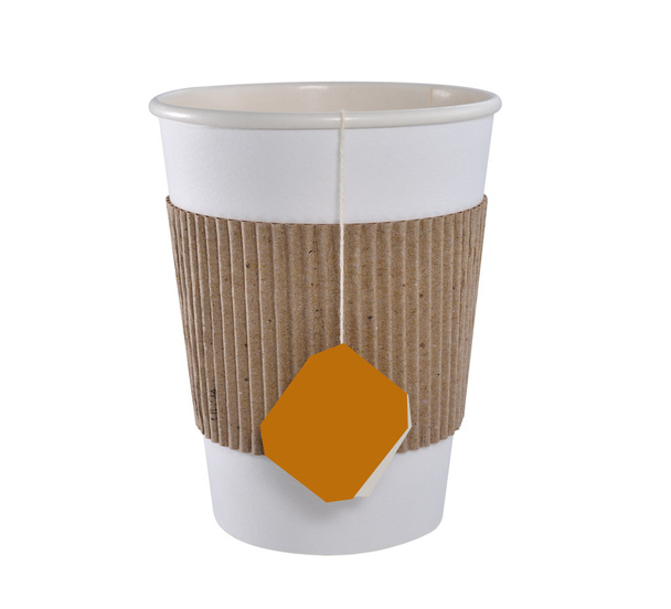 xícara de papel de chá
  - Foto, Imagem