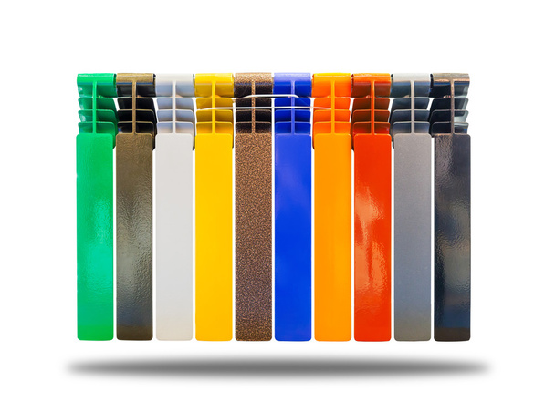 Radiador de calefacción multicolor
  - Foto, imagen