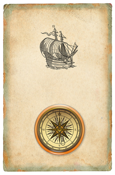Old pirate map - Foto, immagini