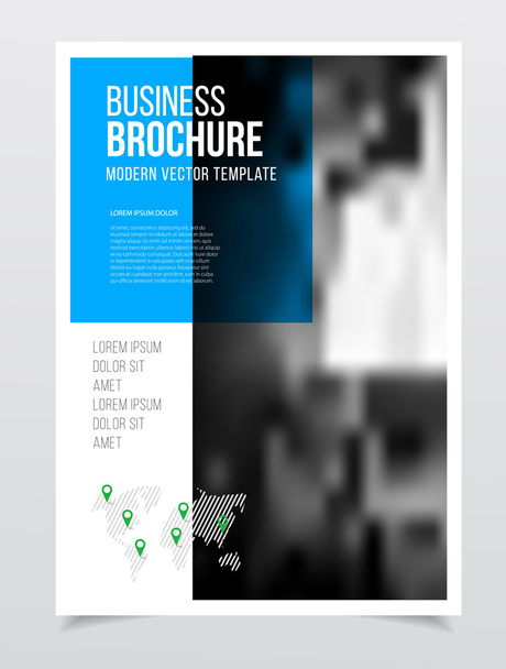 Abstract Business Flyer ontwerpsjabloon  - Vector, afbeelding
