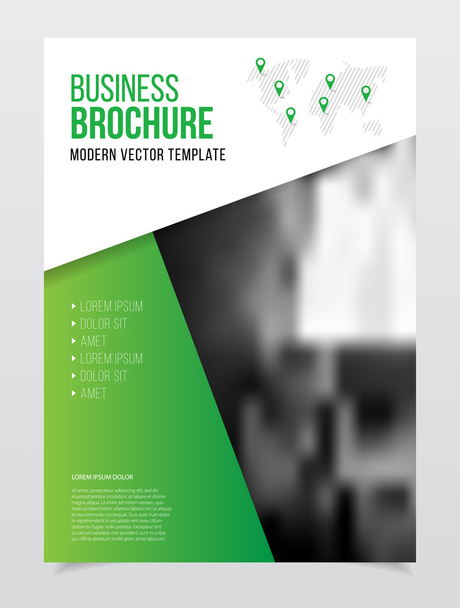 Diseño de folletos comerciales
  - Vector, Imagen