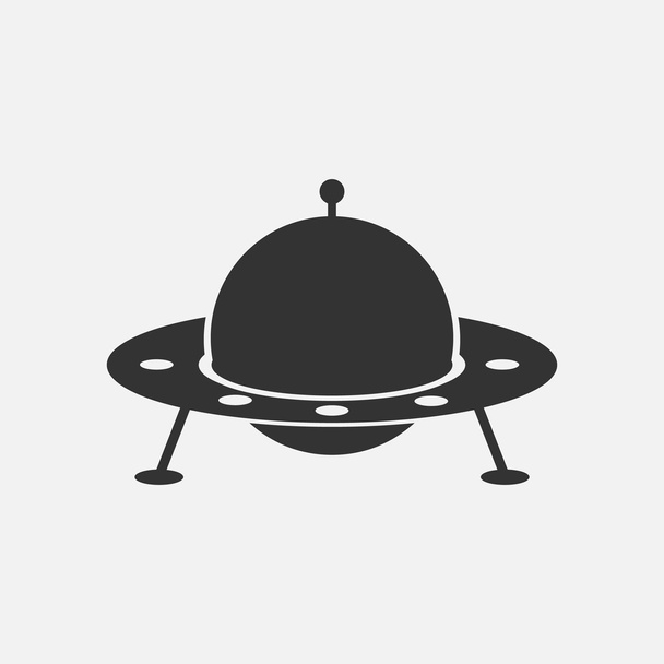 UFO icon. Vector illustration - Vector, Image