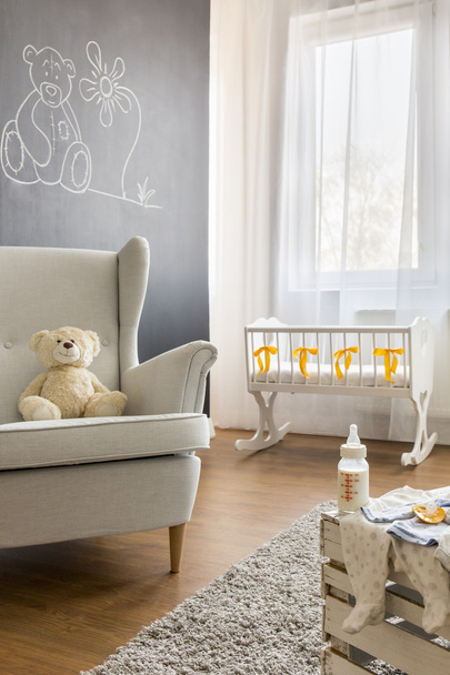 Πολυθρόνα στο δωμάτιο του μωρού - Φωτογραφία, εικόνα