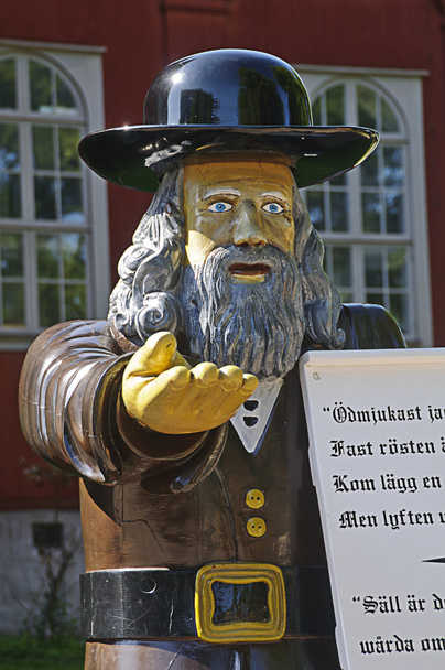Шведська фольклорно - статуя Rosenbom - Фото, зображення