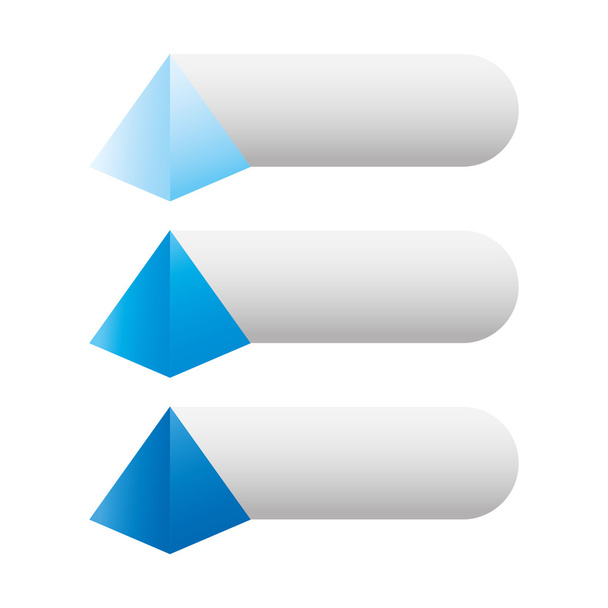 piramida icono de presentación infográfica
 - Vector, imagen